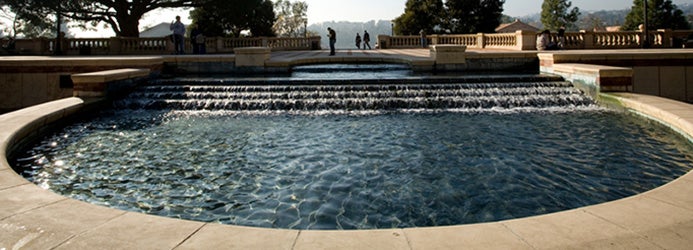 fountain at UCLA